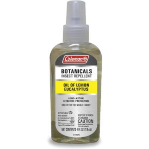 imageColeman Lemon Eucalyptus NaturallyBased Deet Free Insect Repellent  4 oz Bottle4 Fl Oz Pack of 1