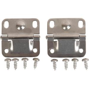 imageColeman Replacement Cooler Hinges 2Pack Stainless Steel 2 Steel Hinges ampamp 8 Mounting Screws to Repair Coolers