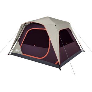 imageColeman Skylodge Instant Tent with Rainfly 468 Person Family Tent Sets Up in a Minute Includes PreAttached Poles ampamp Carry Bag Made of PFASFree Materials6person