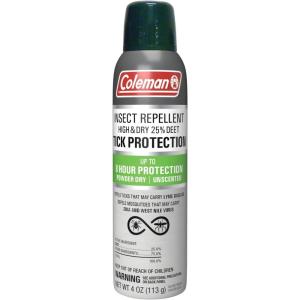 imageColeman Tick Protection Dry Formula 25 DEET Insect Repellent Tick Repellent for People  4 oz