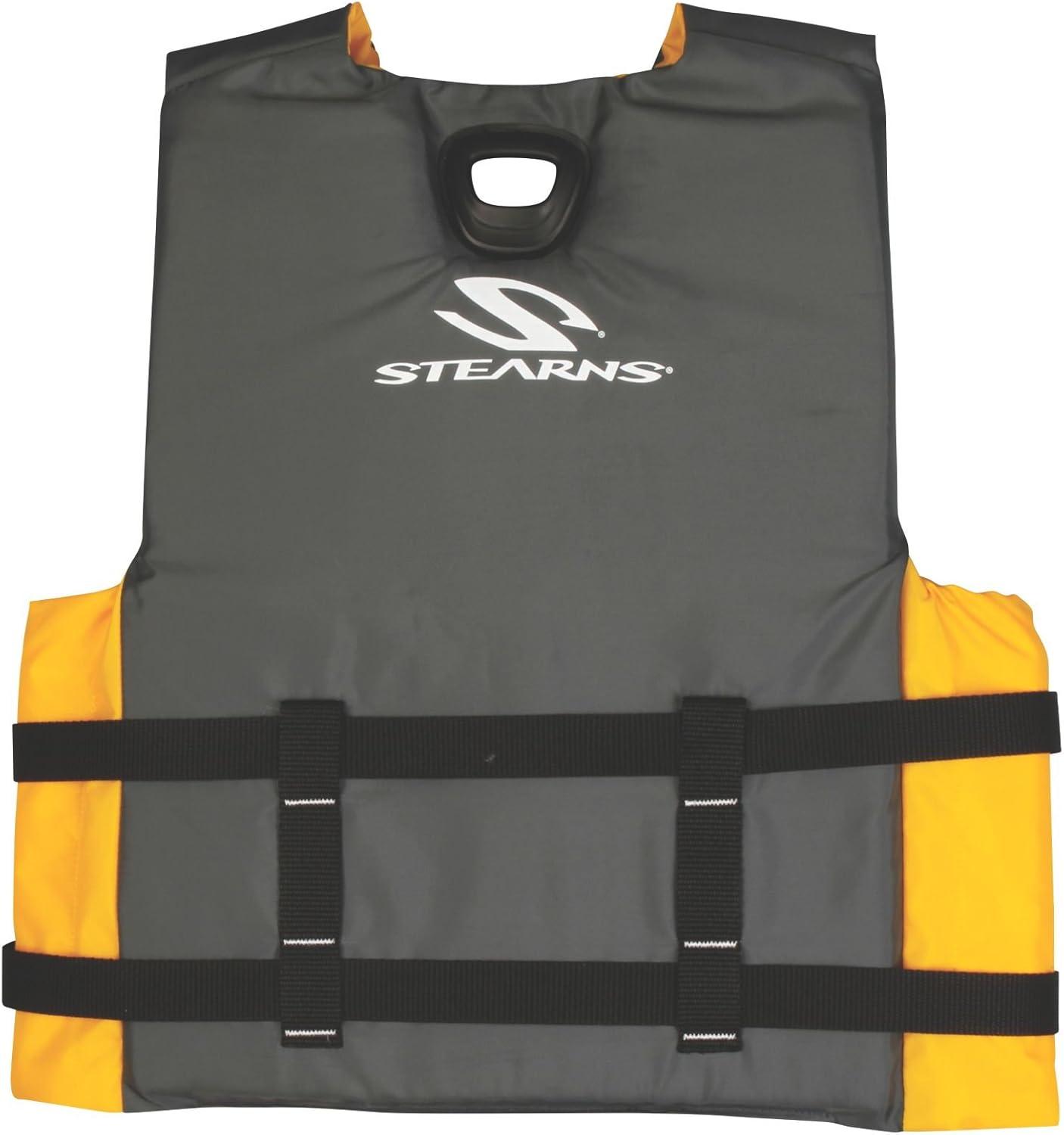 imageStearns Nylon Kids Life Vest USCG Approved Type III Life Jacket for Kids 5090lbs Ideal for Boating Watersports Beach ampamp Pool Activities