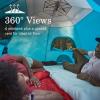 imageColeman Camp Burst 4Person Camping Tent UmbrellaStyle PopUp Tent with 45s Easy Setup Dark Room Option Available Tub Floor and Taped Seams Keep You Dry 360 ViewsCamp Burst