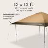 imageColeman Oasis Instant PopUp Canopy Tent with Side Wall Attachment Portable Shelter with Easy Setup ampamp Takedown Wheeled Carry Bag Included 10x1013x13ft SizesLight Oak
