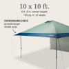 imageColeman Oasis Instant PopUp Canopy Tent with Side Wall Attachment Portable Shelter with Easy Setup ampamp Takedown Wheeled Carry Bag Included 10x1013x13ft SizesMoss