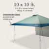imageColeman Oasis Instant PopUp Canopy Tent with Side Wall Attachment Portable Shelter with Easy Setup ampamp Takedown Wheeled Carry Bag Included 10x1013x13ft SizesMoss