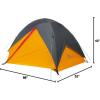 imageColeman PEAK1 Premium Waterproof Backpacking Tent with Rainfly ampamp Footprint Lightweight Camping Tent Withstands Winds up to 45 MPH 12346 Person Sizes2person