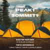 imageColeman PEAK1 Premium Waterproof Backpacking Tent with Rainfly ampamp Footprint Lightweight Camping Tent Withstands Winds up to 45 MPH 12346 Person Sizes3person