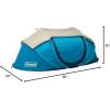 imageColeman PopUp Instant Tent Sets Up in 10 Seconds Portable ampamp Lightweight 24 Person Weatherproof Camping Tent with Adjustable RainflyBlue
