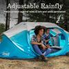 imageColeman PopUp Instant Tent Sets Up in 10 Seconds Portable ampamp Lightweight 24 Person Weatherproof Camping Tent with Adjustable RainflyBlue