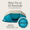 imageColeman PopUp Instant Tent Sets Up in 10 Seconds Portable ampamp Lightweight 24 Person Weatherproof Camping Tent with Adjustable RainflyBlue