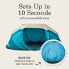 imageColeman PopUp Instant Tent Sets Up in 10 Seconds Portable ampamp Lightweight 24 Person Weatherproof Camping Tent with Adjustable RainflyBlue