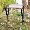 imageColeman Rambler II Folding Stool Compact Portable Stool Supports up to 225lbs Outdoor Seat ampamp Footrest
