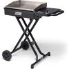 imageColeman Roadtrip Griddle 19quot or 24quot Propane Griddle with Instastart Ignition Even Heat Distribution Grease Tray ampamp Optional Lid Portable with Scissor Legs and WheelsBlack
