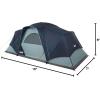 imageColeman Skydome XL Large Family Tent with 5 Minute Setup Weatherproof 812 Person Tent with Rainfly ampamp Carry Bag Fits Multiple Queen Airbeds Made of PFASFree MaterialsContains Pfas