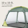 imageColeman Skyshade Screen Dome Canopy Tent 8x810x10ft Portable Screen Shelter with Easy Setup for BugFree Lounging Great for Beach Yard Picnic Park Camping ampamp MoreMoss