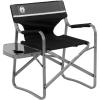 imageColeman Portable Aluminum Camp Chair with Side Table ampamp Cup Holder Lightweight Folding Chair for Outdoor SeatingTropical