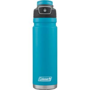 imageColeman FreeFlow AUTOSEAL Stainless Steel Water Bottle 24oz Caribbean SeaCaribbean Sea