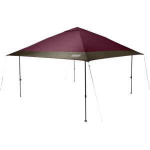 imageColeman Oasis Instant PopUp Canopy Tent with Side Wall Attachment Portable Shelter with Easy Setup ampamp Takedown Wheeled Carry Bag Included 10x1013x13ft SizesBlackberry
