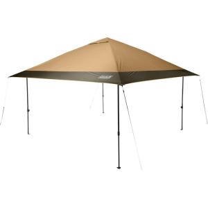 imageColeman Oasis Instant PopUp Canopy Tent with Side Wall Attachment Portable Shelter with Easy Setup ampamp Takedown Wheeled Carry Bag Included 10x1013x13ft SizesLight Oak