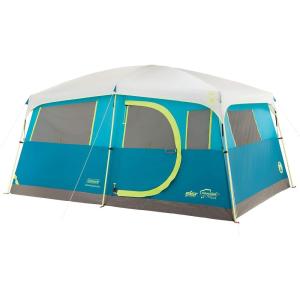 imageColeman Tenaya Lake 8Person Cabin Tent with Builtin Closet FastPitch Tent Sets Up in Under 10 Mins Family Tent with Rainfly ampamp Wheeled Carry BagContemporary