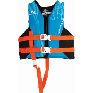 imageStearns Adjustable Kids Life Jacket USCG Approved PFD for Children Weighing 3050lbs Youth Life Vest for Boating Swimming Watersports Pool Beach ampamp MoreBlue