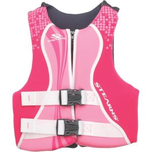 imageStearns Kids Hydroprene Life Vest USCG Approved Type III Life Vest for Kids Weighing 5090lbs Great for Pool Beach Boat ampamp MorePinkPurple