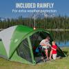 imageColeman Evanston Screened Camping Tent 68 Person Weatherproof Tent with Roomy Interior Includes Rainfly Carry Bag Easy Setup and ScreenedIn Porch6person