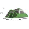 imageColeman Evanston Screened Camping Tent 68 Person Weatherproof Tent with Roomy Interior Includes Rainfly Carry Bag Easy Setup and ScreenedIn Porch6person