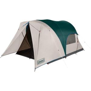imageColeman Cabin Camping Tent with Screened Porch 46 Person Weatherproof Tent with Enclosed Screened Porch Option Includes Rainfly Carry Bag Extra Storage and 10 Minute Setup4person Enclosed Porch