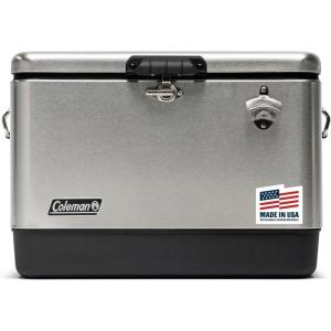 imageColeman Reunion 54 Qt Steel Belted Cooler Stainless SteelStainless Steel