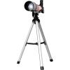 imageColeman 360x50 Refractor Telescope Kit with HeavyDuty Carrying Case C36050  Elegant WhiteCrimson Red