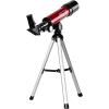 imageColeman 360x50 Refractor Telescope Kit with HeavyDuty Carrying Case C36050  Elegant WhiteCrimson Red