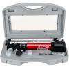 imageColeman 360x50 Refractor Telescope Kit with HeavyDuty Carrying Case C36050  Elegant WhiteCrimson Red