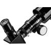 imageColeman 360x50 Refractor Telescope Kit with HeavyDuty Carrying Case C36050  Elegant WhiteDeep Space Black