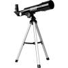 imageColeman 360x50 Refractor Telescope Kit with HeavyDuty Carrying Case C36050  Elegant WhiteDeep Space Black