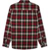 imageColeman Mens LongSleeve Flannel Shirt Midweight Western Plaid ButtonDown BlueGrey MediumRedGray