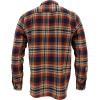 imageColeman Mens LongSleeve Flannel Shirt Midweight Western Plaid ButtonDown BlueGrey MediumRustNavy