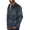 imageColeman Diamond Quilted Flannel Shirt Jacket  Mens Plaid Flannel Winter Jacket for Outdoor Hiking Camping and HuntingGrey