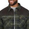 imageColeman Diamond Quilted Flannel Shirt Jacket  Mens Plaid Flannel Winter Jacket for Outdoor Hiking Camping and HuntingOlive Grey