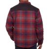 imageColeman Diamond Quilted Flannel Shirt Jacket  Mens Plaid Flannel Winter Jacket for Outdoor Hiking Camping and HuntingRed