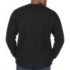 imageColeman LongSleeve Sherpa Lined Waffle Henley Shirts for MenBlack