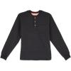 imageColeman LongSleeve Sherpa Lined Waffle Henley Shirts for MenBlack Heather
