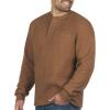 imageColeman LongSleeve Sherpa Lined Waffle Henley Shirts for MenCopper Heather