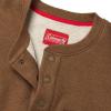 imageColeman LongSleeve Sherpa Lined Waffle Henley Shirts for MenCopper Heather