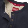 imageColeman LongSleeve Sherpa Lined Waffle Henley Shirts for MenIndigo Heather
