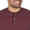 imageColeman LongSleeve Sherpa Lined Waffle Henley Shirts for MenPort Heather