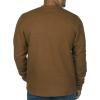 imageColeman LongSleeve Sherpa Lined Waffle Henley Shirts for MenWalnut Heather
