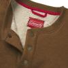 imageColeman LongSleeve Sherpa Lined Waffle Henley Shirts for MenWalnut Heather