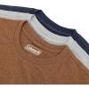 imageColeman Mens Workwear Performance Short Sleeve Cotton TShirts Multi Color 3PackCool Grey Indigo Copper