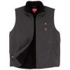 imageColeman Microfiber Quilted Vest With Sherpa Collar XX Large RustRavenBlack Sherpa